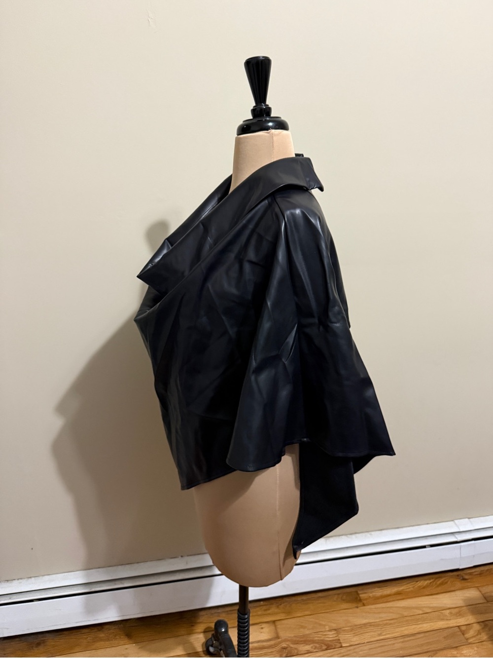Cowl neck cape. New no tags. - Picture 6 of 8